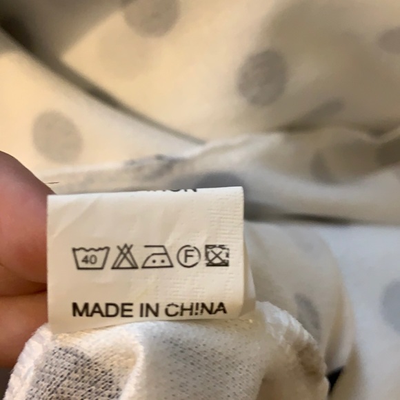 XL Black & white polka dot beach dress - Picture 7 of 10